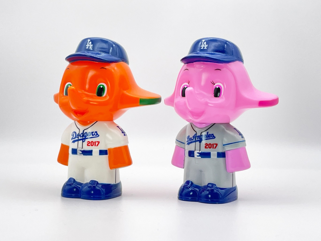 ロサンゼルス・ドジャース（1958-）【ver.2017】プロ野球サトちゃんフィギュア貯金箱（11cm）