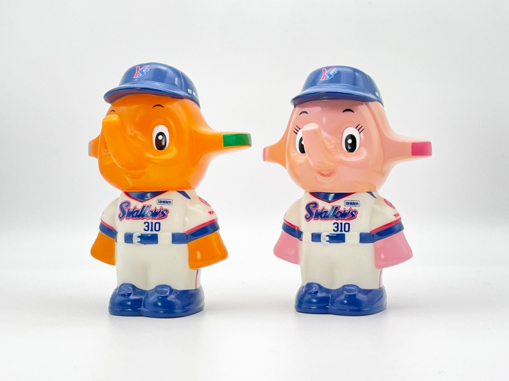 東京ヤクルトスワローズ（2006-2008）プロ野球サトちゃんフィギュア貯金箱（11cm）
