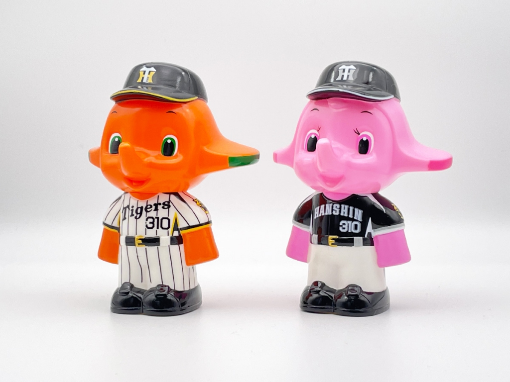 阪神タイガース（2012-2014）プロ野球サトちゃんフィギュア貯金箱（11cm）