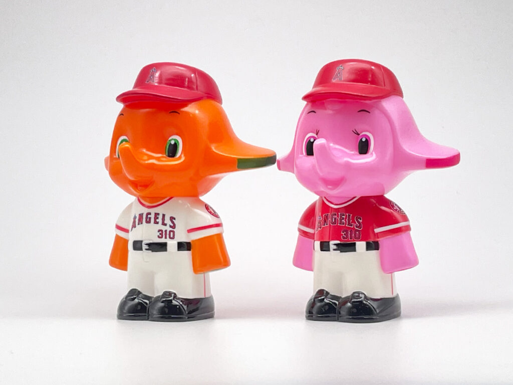 ロサンゼルス・エンゼルス(2002-)【ver.2022】プロ野球サトちゃんフィギュア貯金箱(11cm)