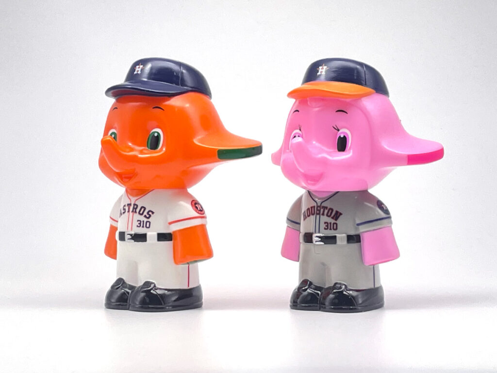 ヒューストン・アストロズ(2013-)【ver.2025】プロ野球サトちゃんフィギュア貯金箱(11cm)