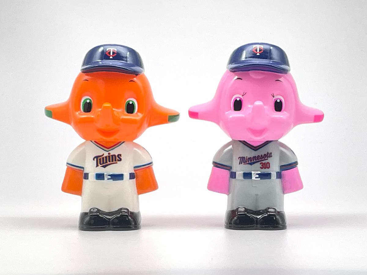 ミネソタ・ツインズ（2015-2022）【ver.2020】プロ野球サトちゃんフィギュア貯金箱（11cm）