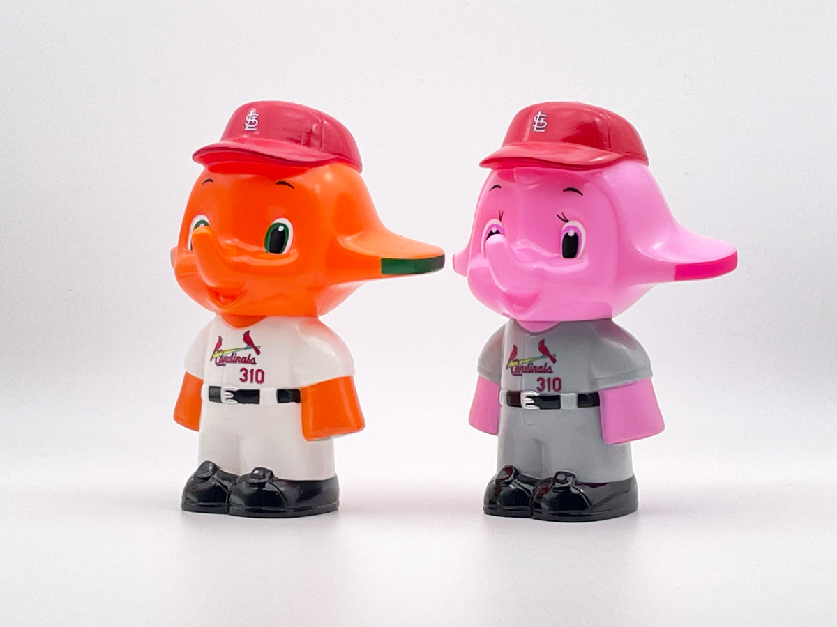 セントルイス・カージナルス（2013-）【ver.2025】プロ野球サトちゃんフィギュア貯金箱（11cm）